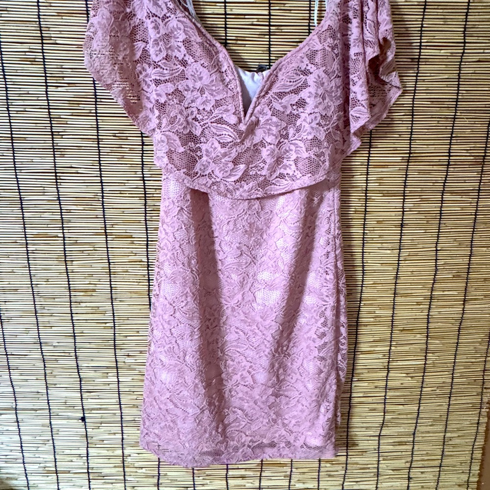 Pink Lace Dress